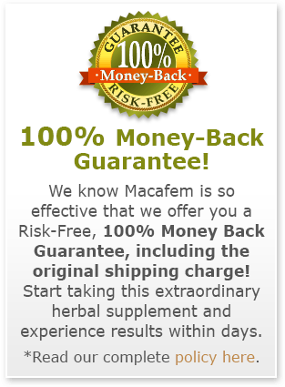 refund policy macafem supplements